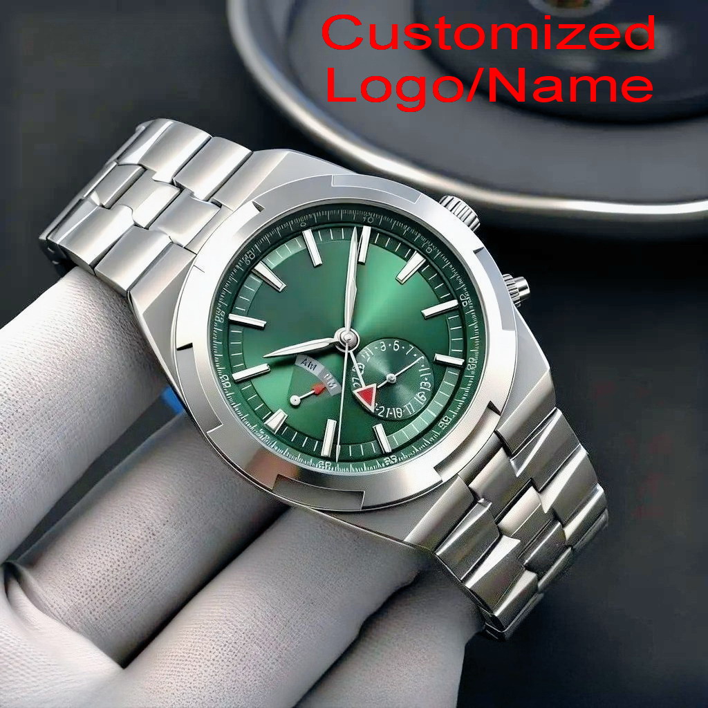 Men Accessories Jewellery - カスタマイズされたメンズ自動機械式ムーブメント腕時計真新しいブラックブルーローズゴールドデザインソフトラバーストラップ大型発光