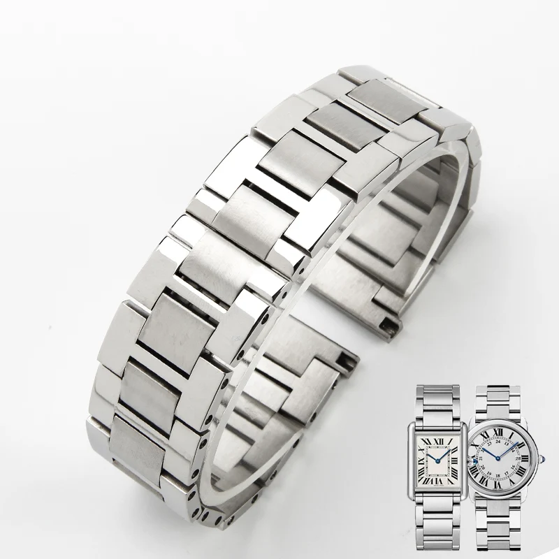 Men'S Accessories London - ステンレス鋼の時計ストラップ,男性用タンク,Weddon,甘い,耐衝撃性,通気性,アクセサリー20mm23mm