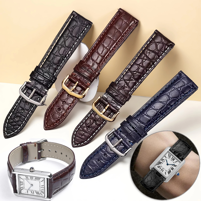 Men'S Accessories London - カルティエ タンク ロンドン ソロ クロコダイルレザー ウォッチバンド