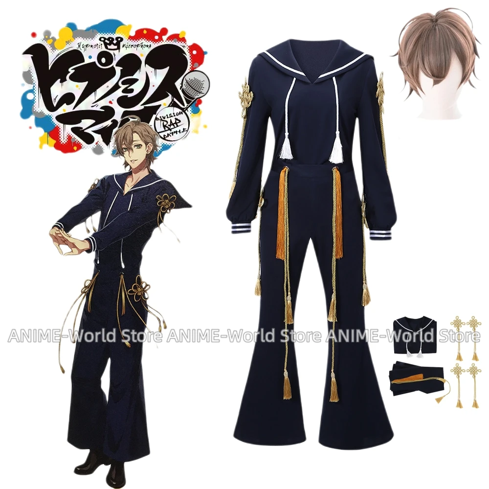 Men'S Accessories Japan - アニメ声優部門ラップバトル夢野源太郎コスプレ衣装女性男性大人の衣装トップスパンツアクセサリーハロウィン