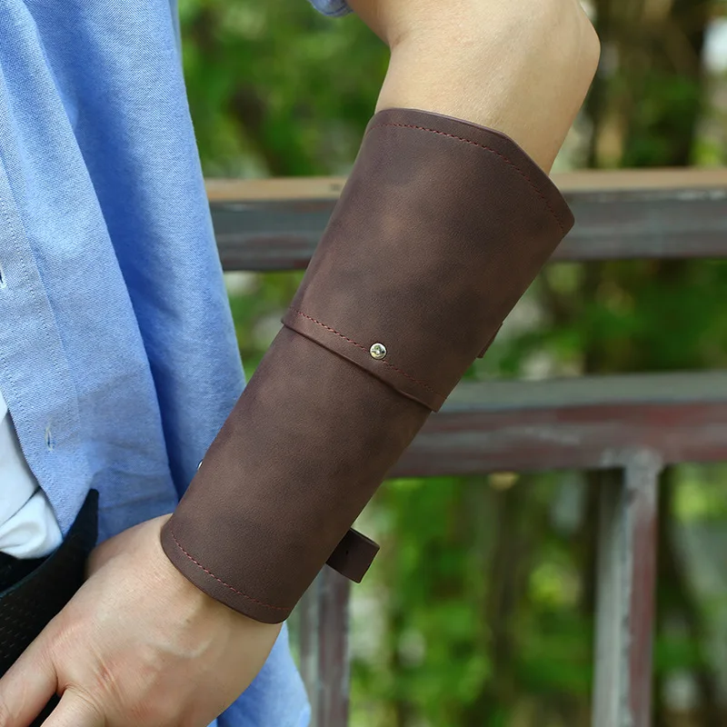 中世の鎧手袋ワイドカフブレーサーブレスレット男性スチームパン - Men Accessories Jewellery のレビューと価格