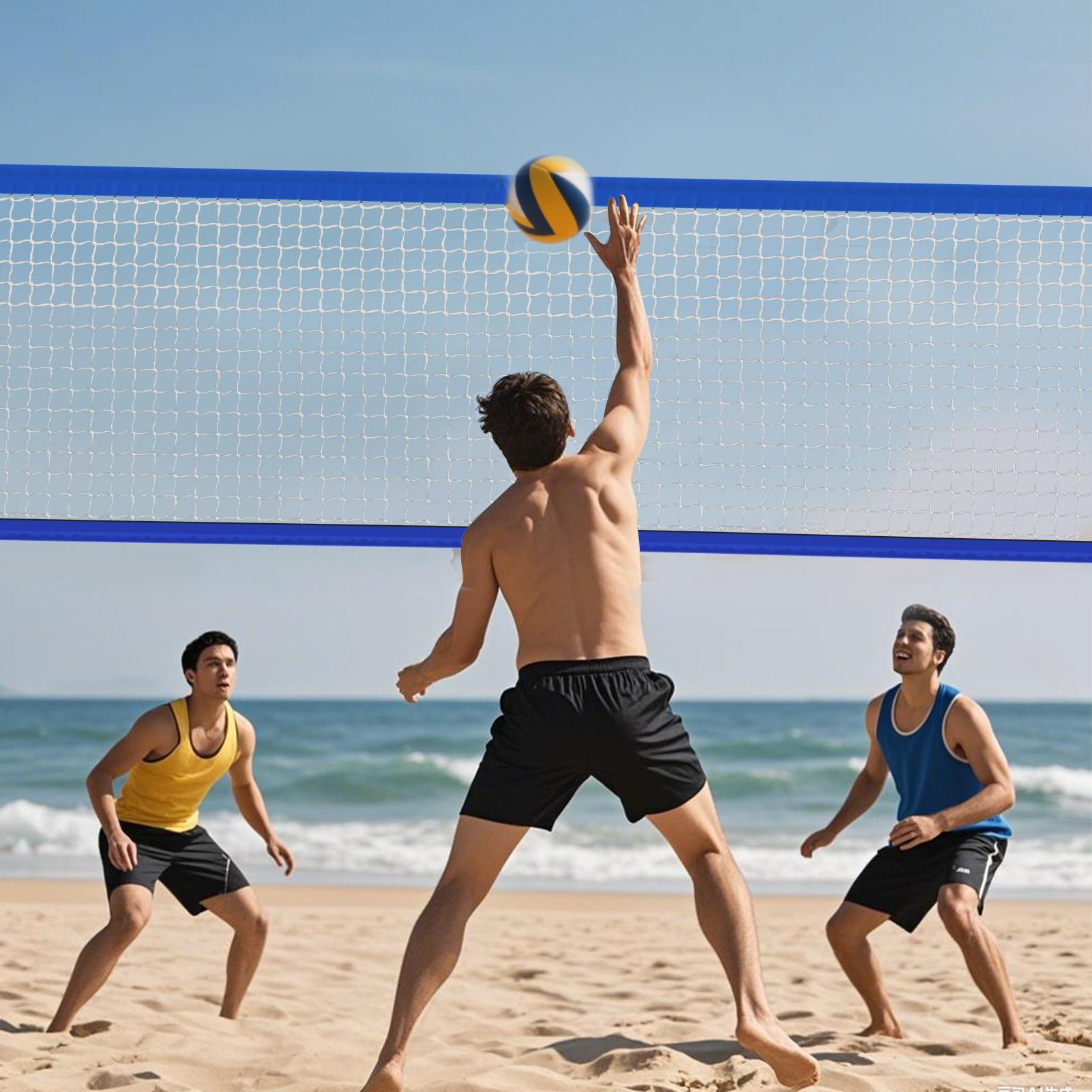 スイミングプールバレーボールネット 450x90cm ナイロ - Men'S Volleyball Accessories のレビューと価格