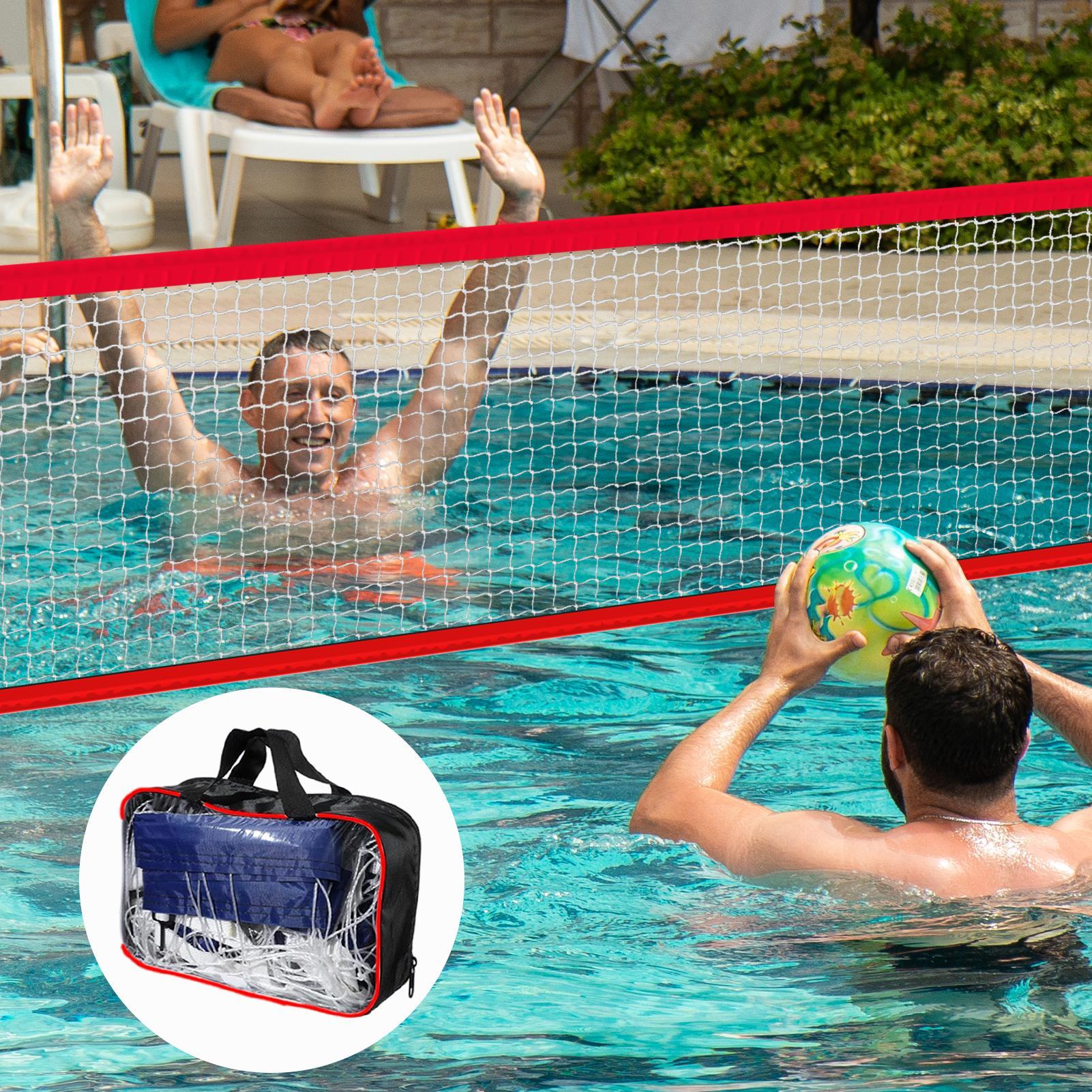スイミングプールバレーボールネット 450x90cm ナイロ - Men'S Volleyball Accessories のレビューと価格