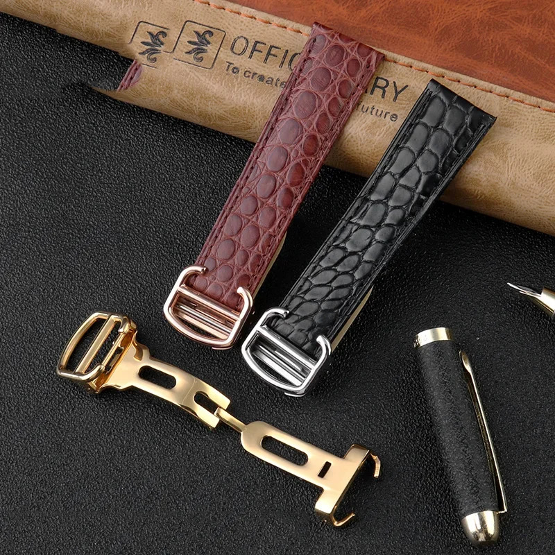 クロコダイル時計バンド 16 18 20 22 23 24m - Men'S Accessories London のレビューと価格