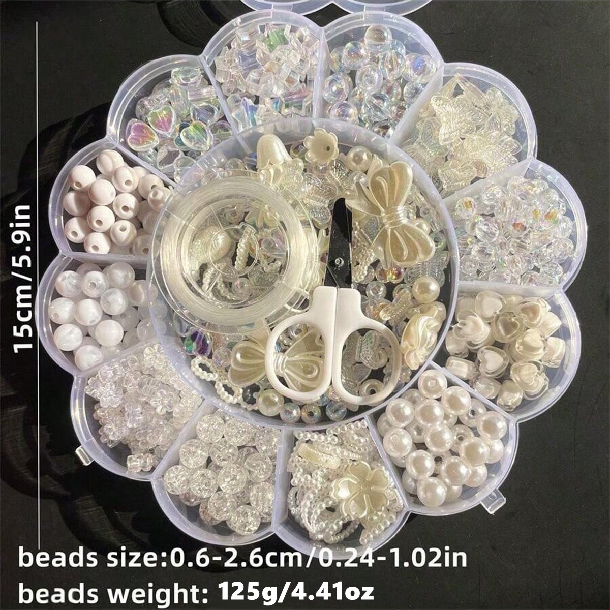 2セット/1セット 13グリッドアクリルフラワーボックスビー - Men Accessories Jewellery のレビューと価格