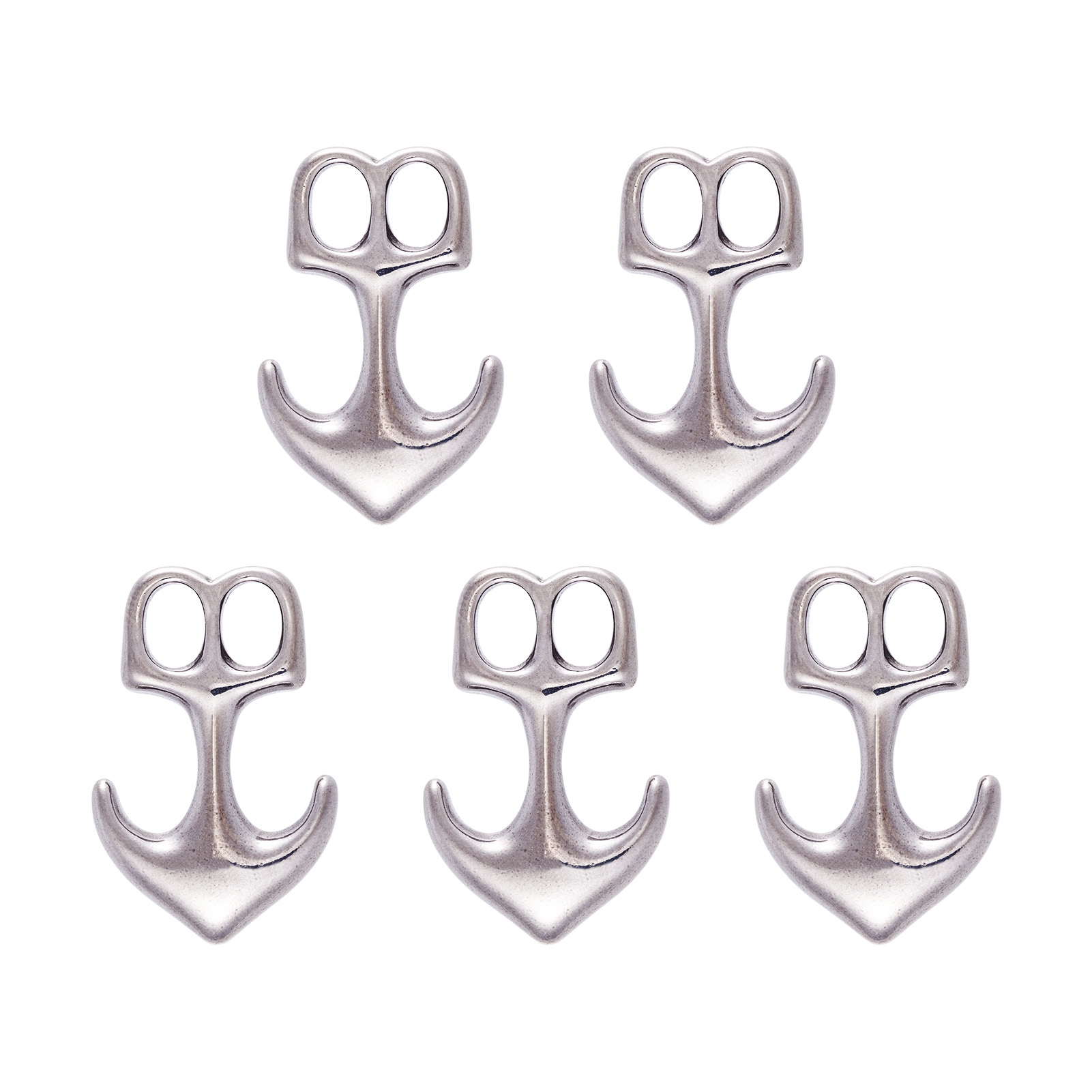 5 個アンカーフッククラスプ 304 ステンレス鋼コネクタ女 - Men Accessories Jewellery のレビューと価格