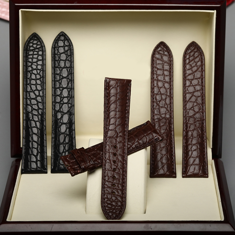 男性と女性のためのアリゲーターストラップの交換、青、紫、灰色 - Men'S Accessories London のレビューと価格
