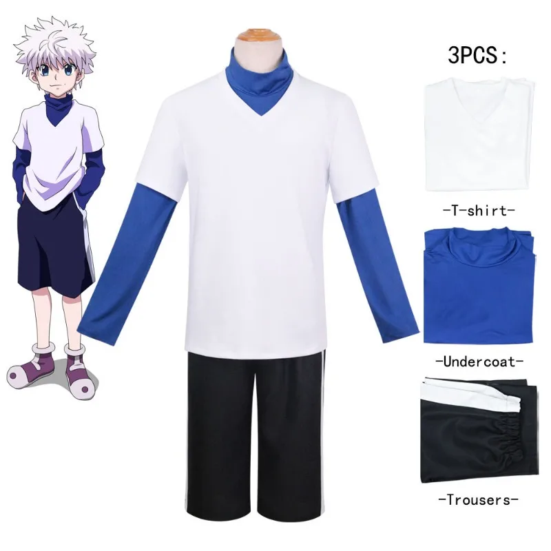 アニメハンター×ハンターキルア・ゾルディックコスプレ衣装トッ - Men'S Accessories Japan のレビューと価格