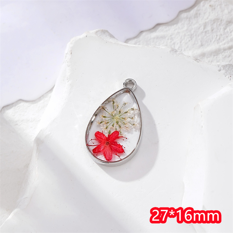 最新 30 ピース/ロットカラー天然ドライフラワーコアジオメ - Men Accessories Locket のレビューと価格