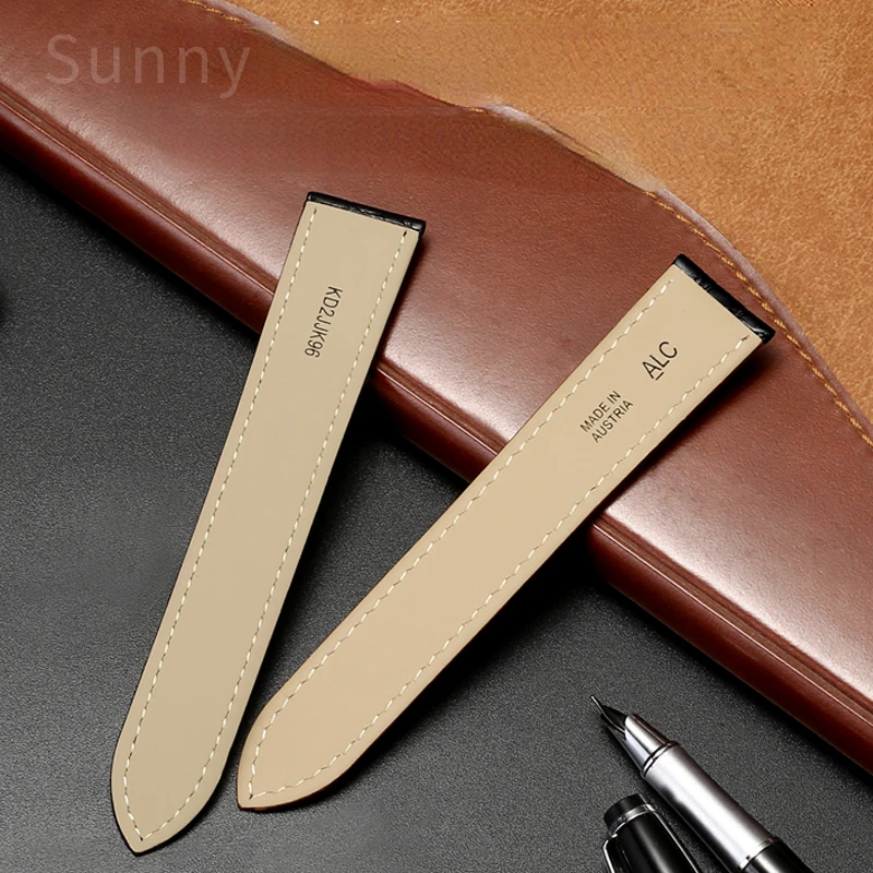 男性用本革時計ストラップ,快適なクロコダイルウォッチバンド, - Men'S Accessories London のレビューと価格