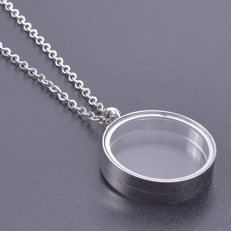 男性と女性のためのステンレス鋼のペンダント付きネックレス,高 - Men Accessories Locket のレビューと価格