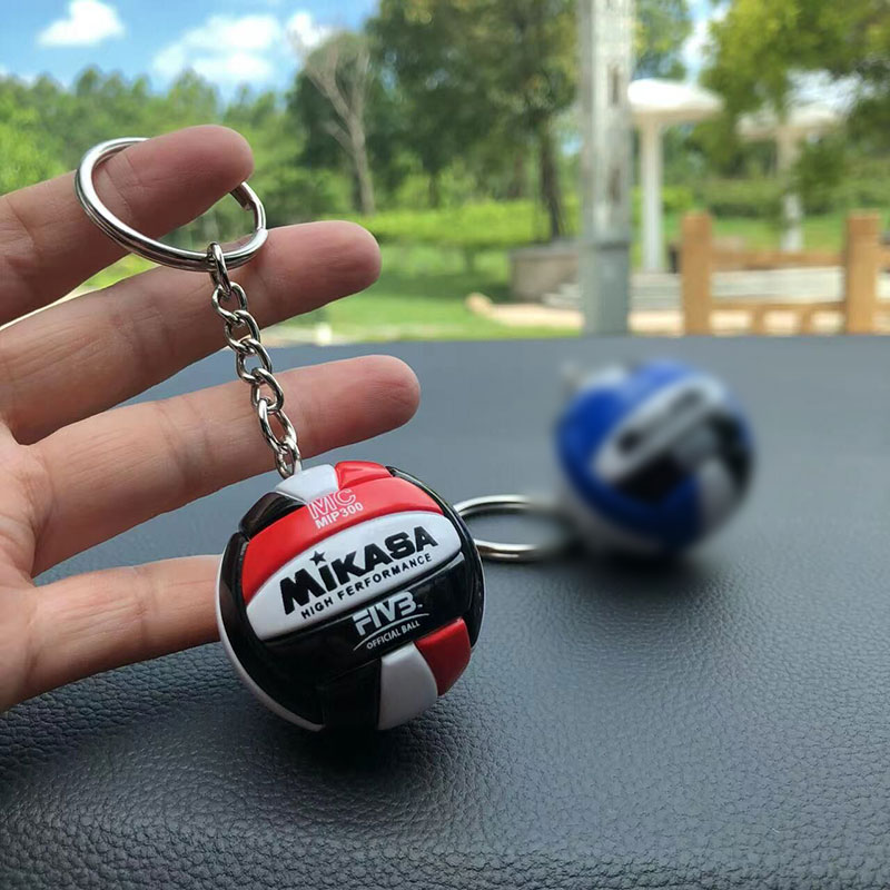 男性と女性のためのバレーボールPVCキーホルダー,キーホルダ - Men'S Volleyball Accessories のレビューと価格