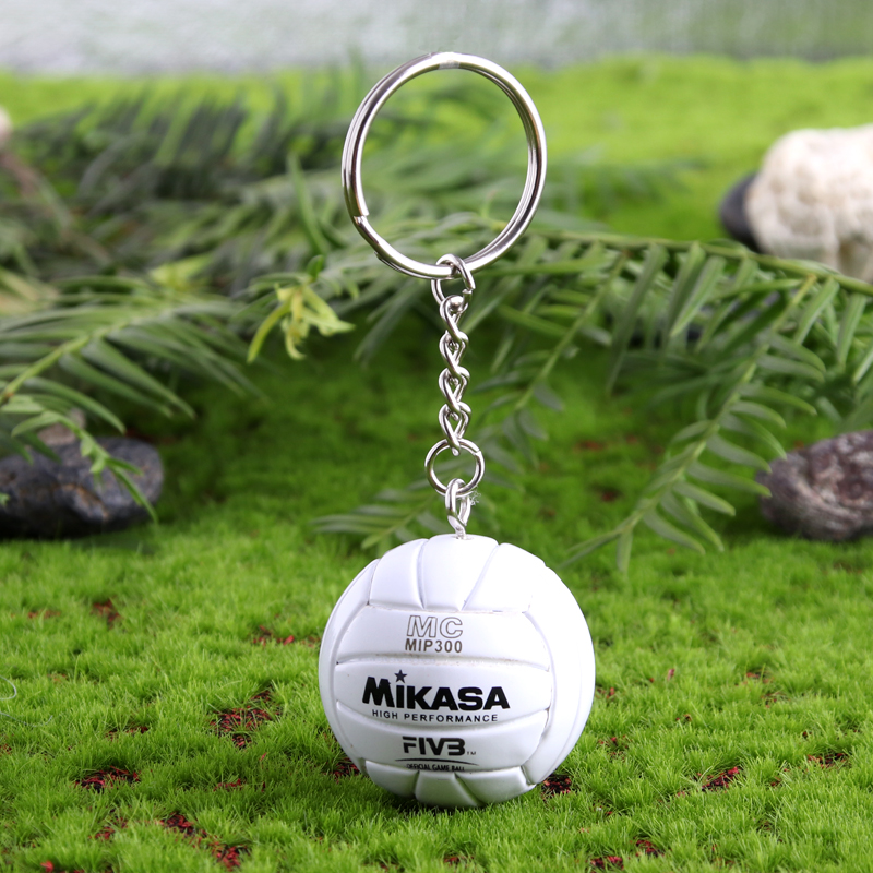 男性と女性のためのバレーボールPVCキーホルダー,キーホルダ - Men'S Volleyball Accessories のレビューと価格
