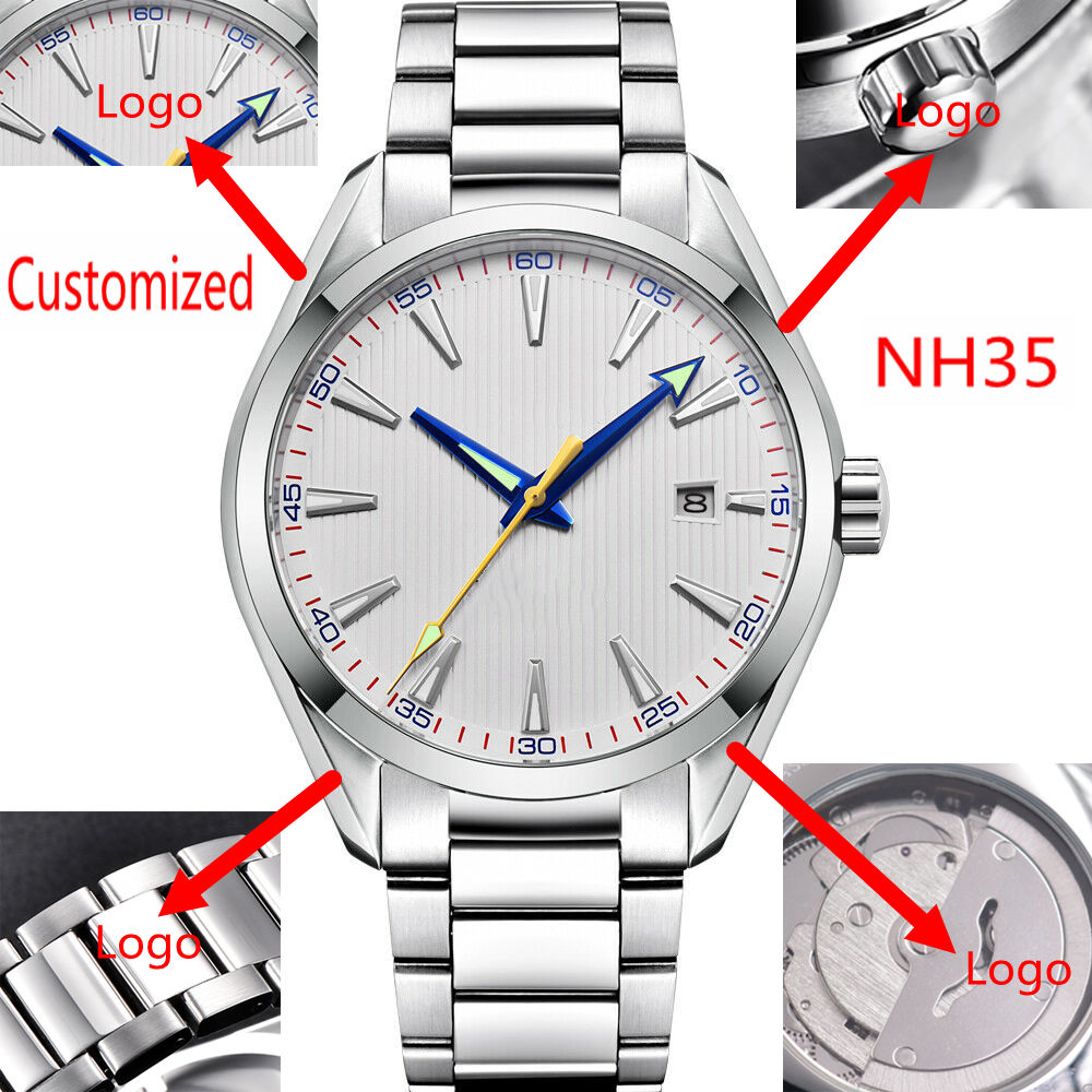 カスタムロゴ 41 ミリメートル男性ミヨタ/NH35 自動巻 - Men Accessories Jewellery のレビューと価格
