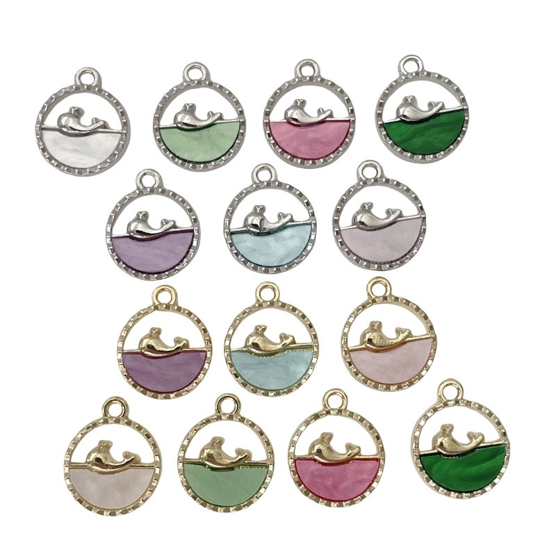 新到着 100 ピース/ロットアクリルコアジオメトリラウンド - Men Accessories Locket のレビューと価格